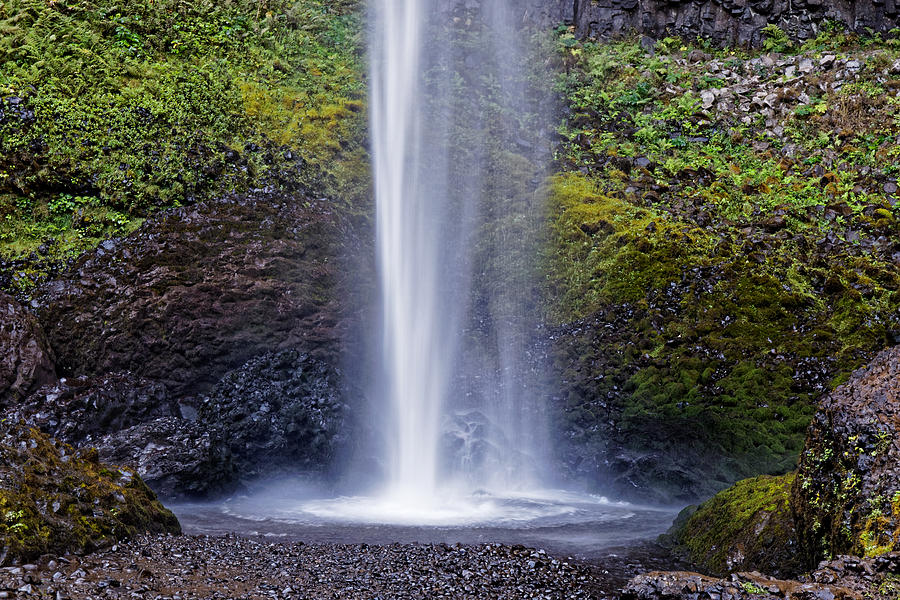 Shallow - Latourell Falls, Oregon Photograph by KJ Swan