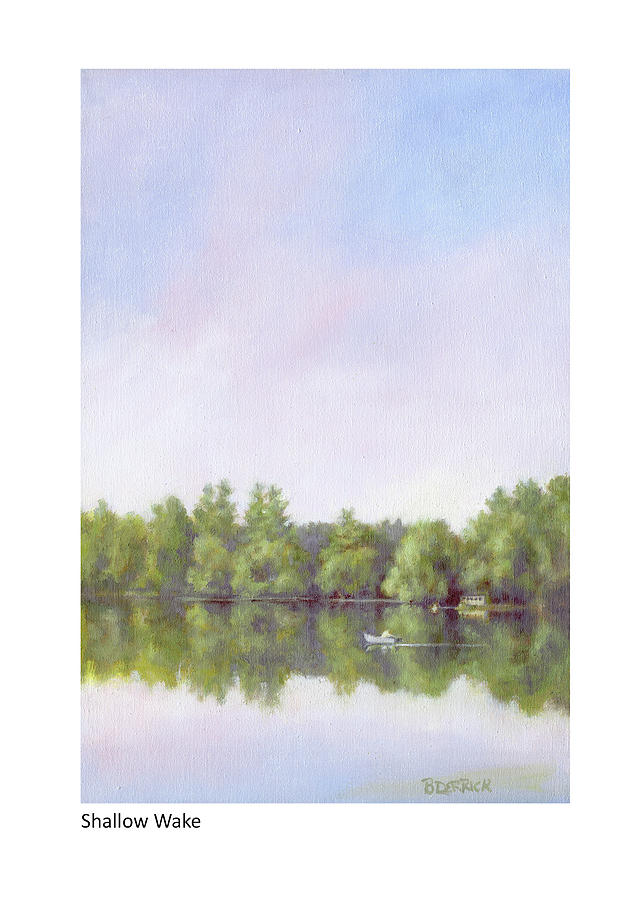 Shallow Wake Painting by Betsy Derrick