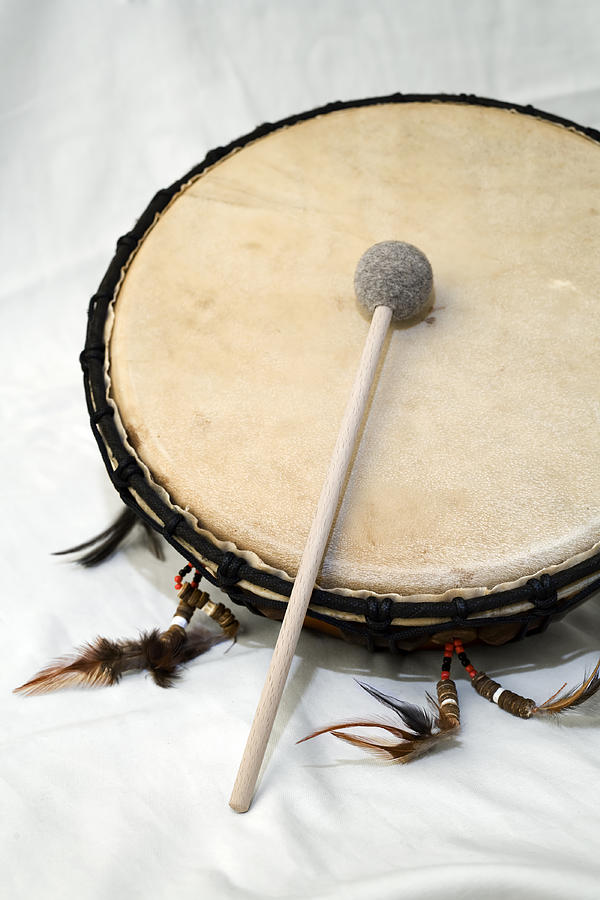 Shaman drum Photograph by Ollo