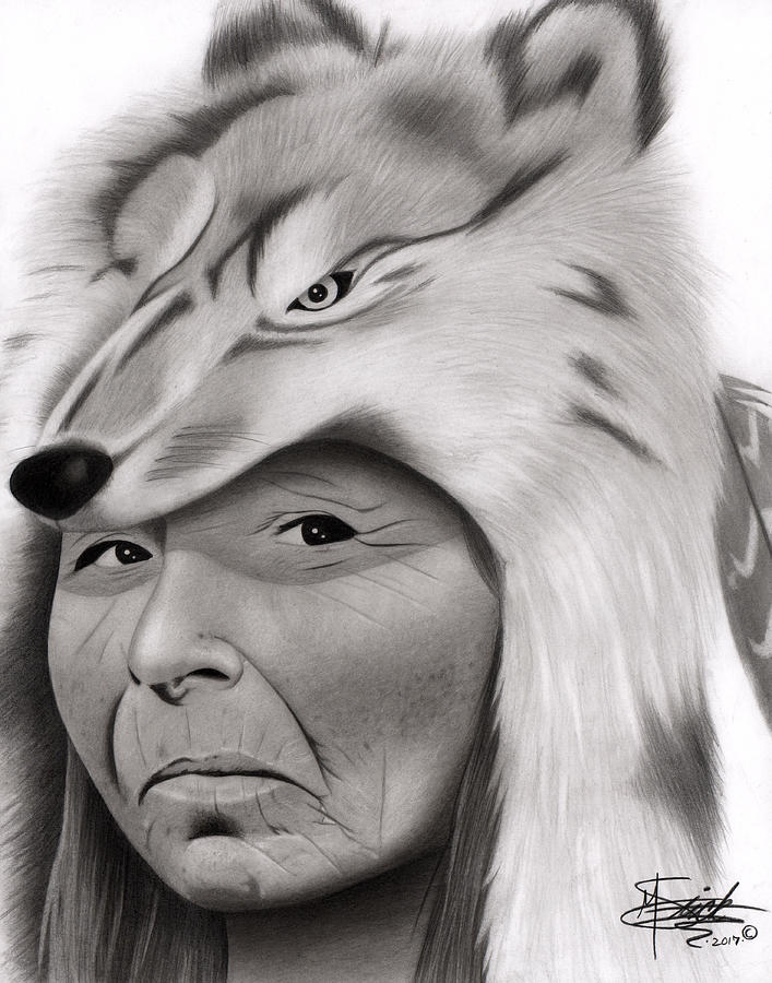 Shaman Drawing by Matt Stick Fine Art America