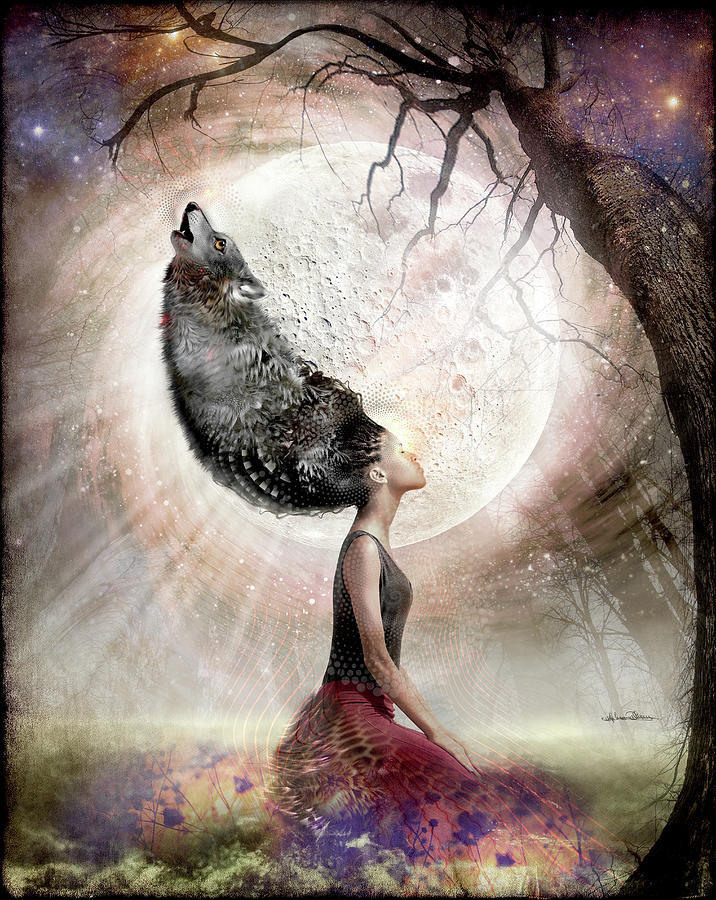 Shamanic Calling wolf werewolf Soul awakening spiritual visionary ...