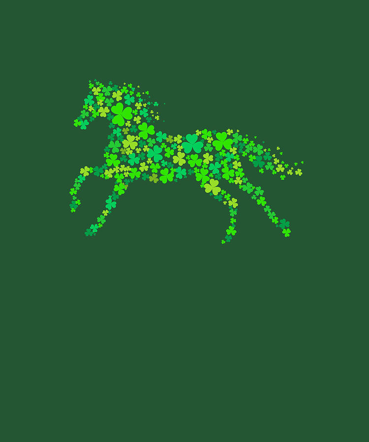 decorating horse for st patricks day