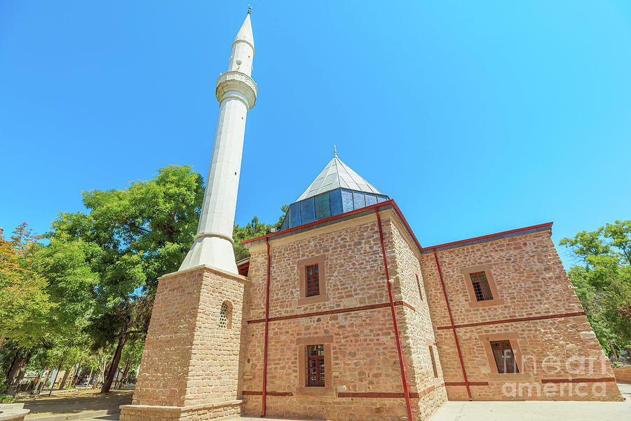 Shams Tabriz Mosque of Konya in Turkey Digital Art by Benny Marty