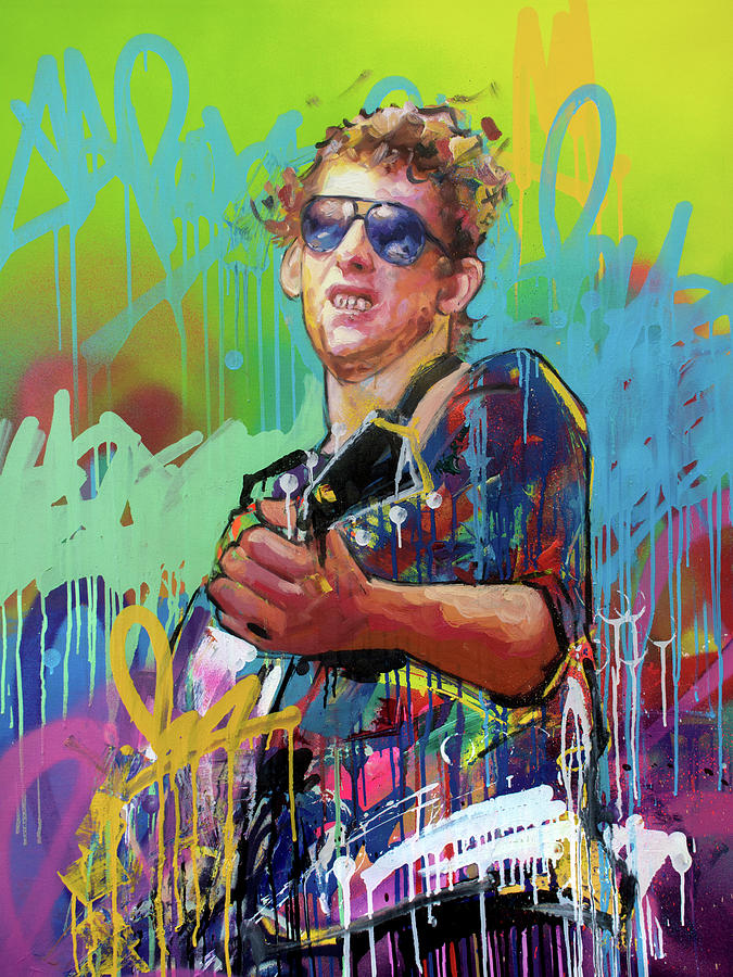 Shane MacGowan Painting by Richard Day