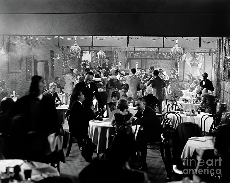 Shanghai Cafe from WHILE THE CITY SLEEPS 1928 Photograph by Sad Hill - Bizarre Los Angeles Archive