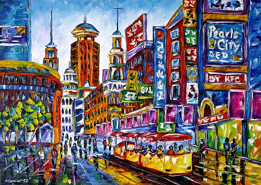 Shanghai Painting by Mirek Kuzniar