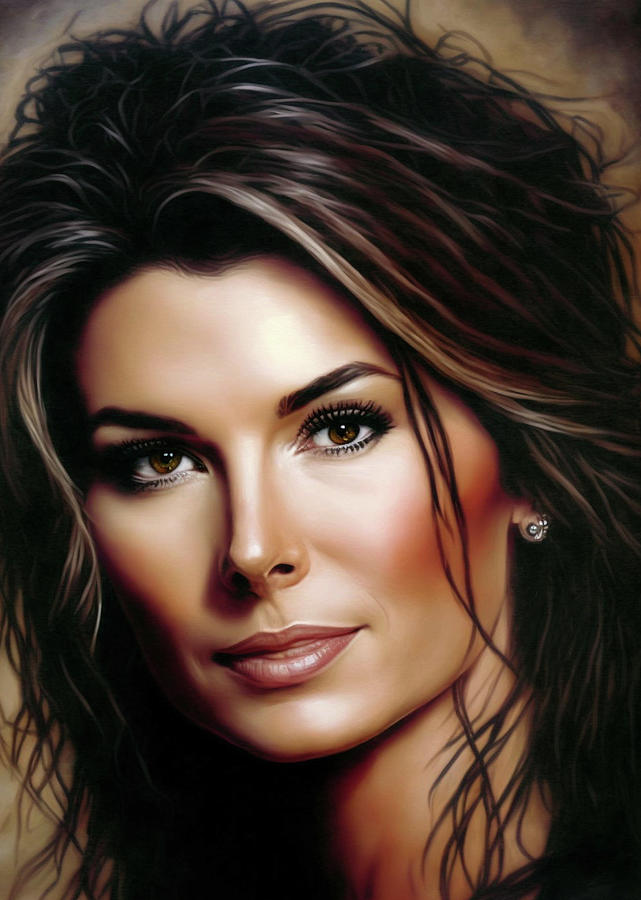 Shania Twain Portrait Photograph by Athena Mckinzie - Pixels