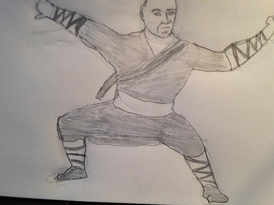 shaolin kung fu drawings