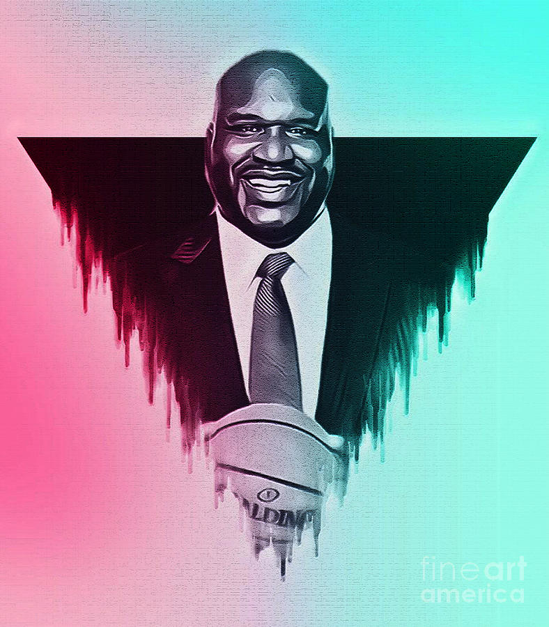 Shaquille O'neal Digital Art by Iponk ML - Fine Art America