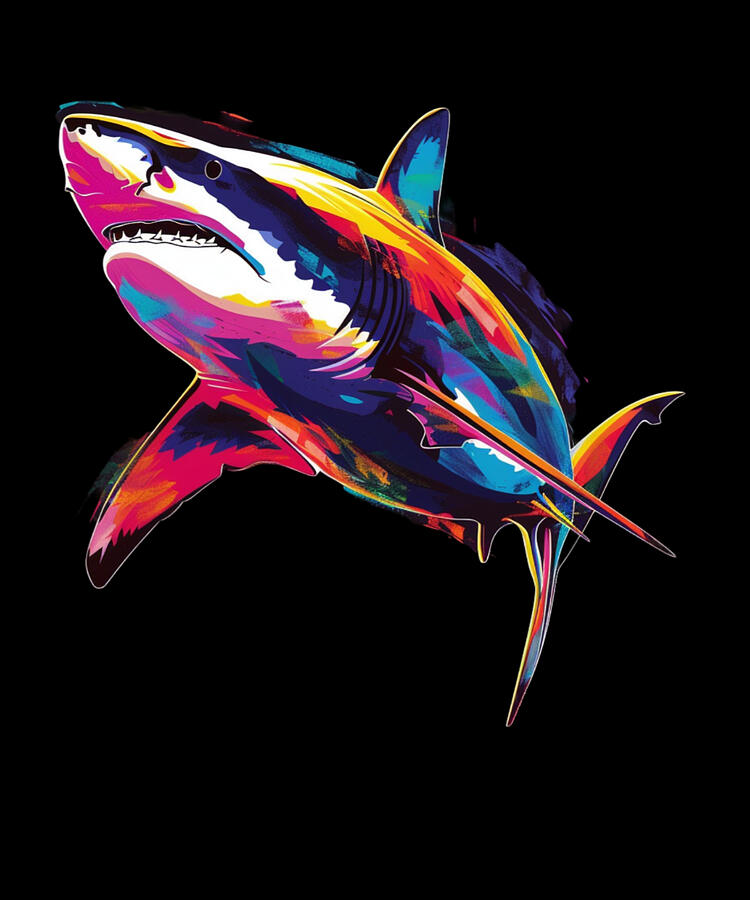 Sharks Digital Art - Shark Attack Statistics by Lotus-Leafal