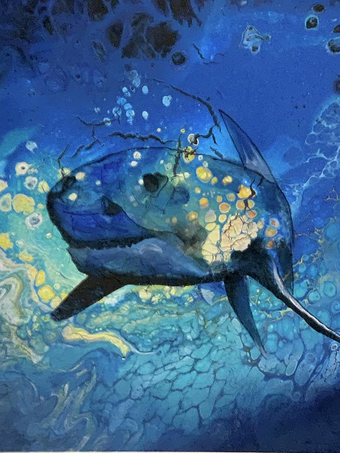 Shark Mixed Media by Benjamin Ragland Shark Mixed Media by Benjamin Ragland