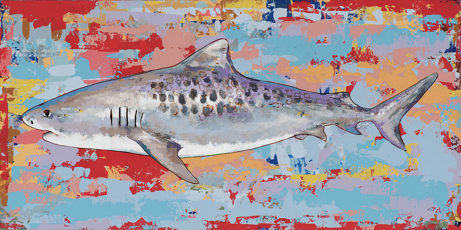 Shark Decor #2 Painting by David Palmer