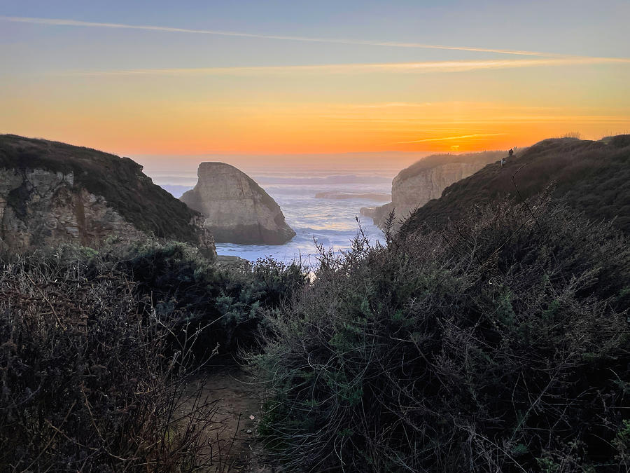 Shark Fin Cove II Photograph by Christina Ford