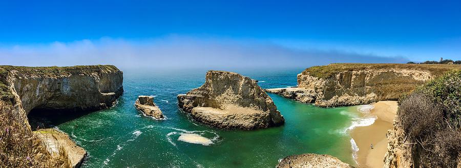 Shark Fin Cove Panorama Photograph by Christina Ford