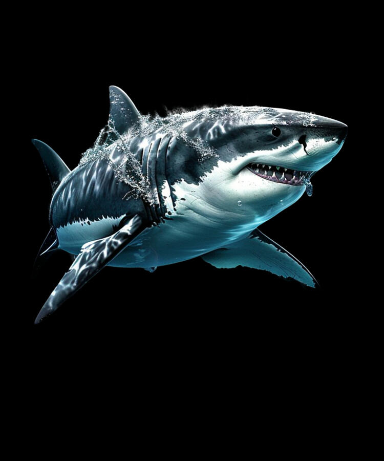 Nature Digital Art - Shark Historical Significance by Robertz-schuler