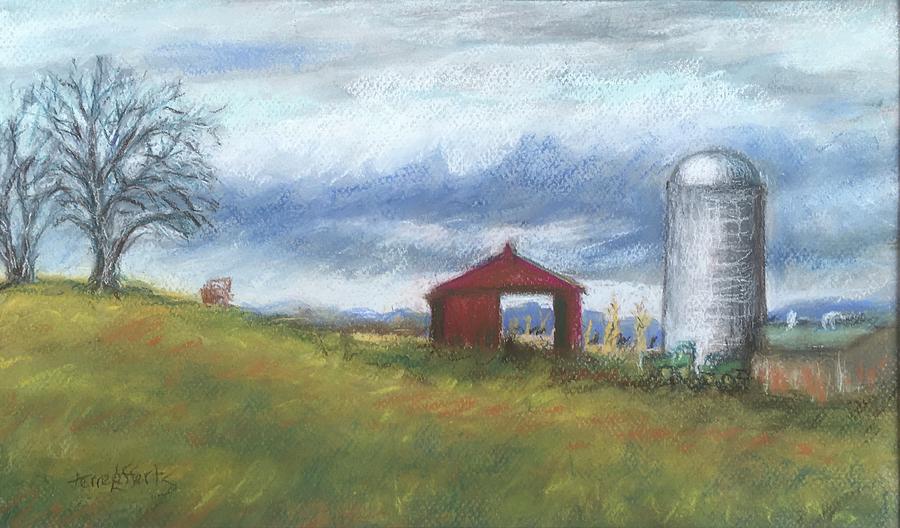 Sharon Farm Painting by Terre Lefferts