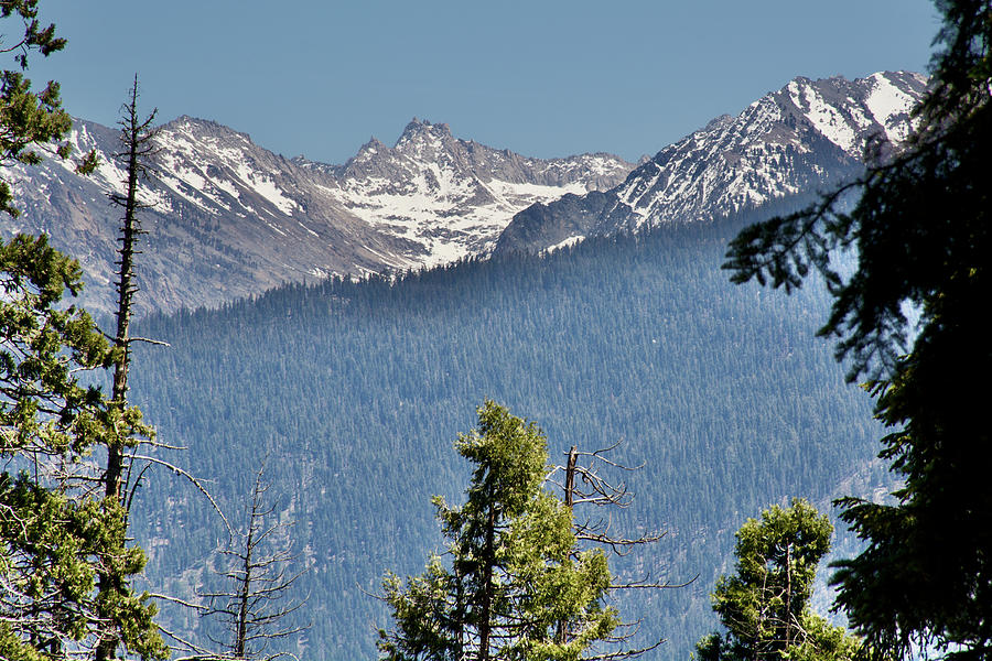 Sharp Peaks of Sierra Nevada Mountains in Sequoia National Park, California Photograph by Ruth Hager