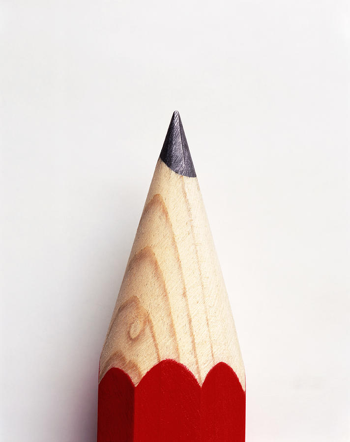 Sharpened lead pencil, detail Photograph by Peter Dazeley