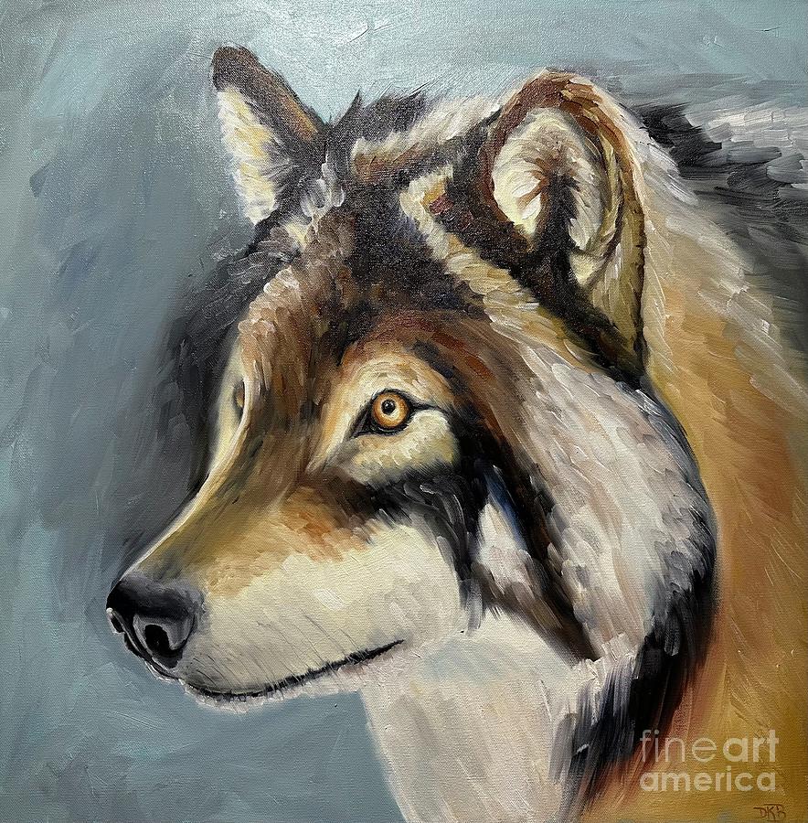 Shasta Painting by Deborah Brookshier - Fine Art America