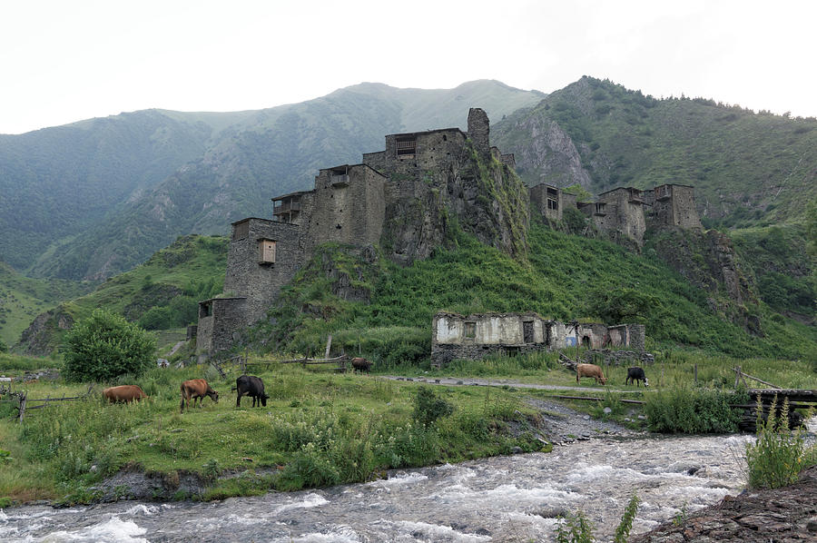 Shatili fortress, Khevsureti, Georgia Photograph by Vyacheslav Argenberg