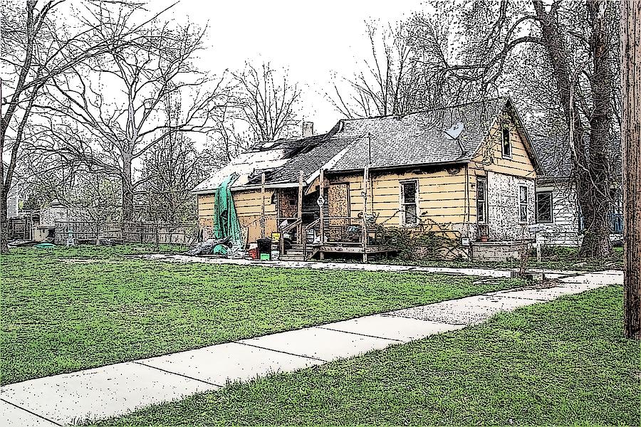Shattuck Neighborhood Home Variation Photograph by Reynold Jay
