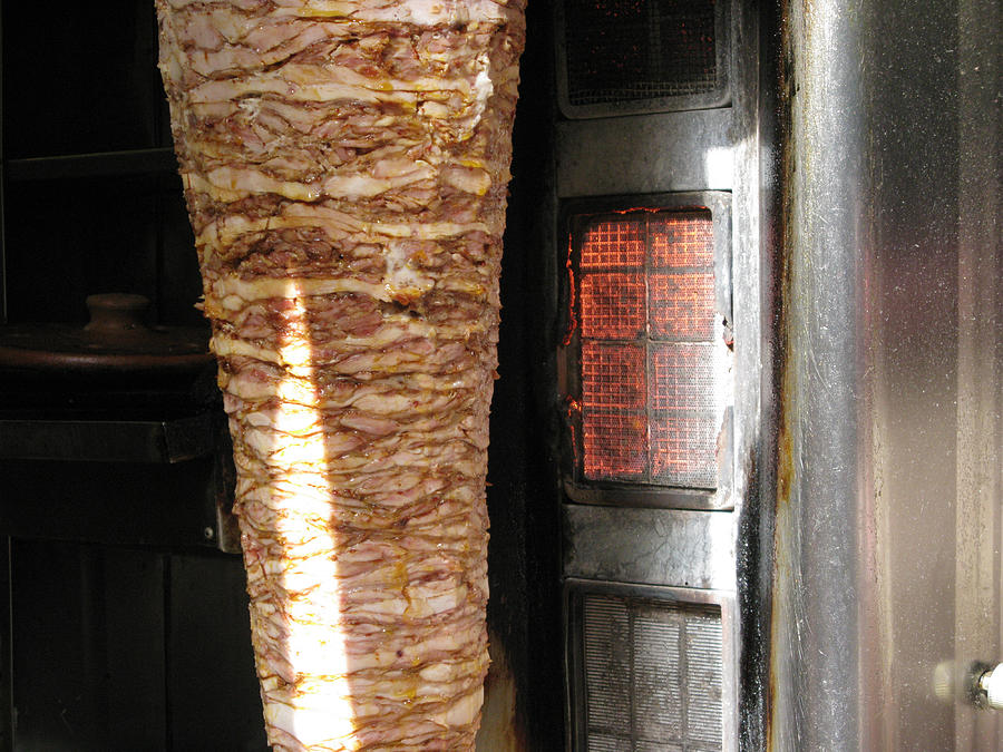 Shawarma/Kebab stand in central Aleppo, Syria Photograph by Vyacheslav Argenberg