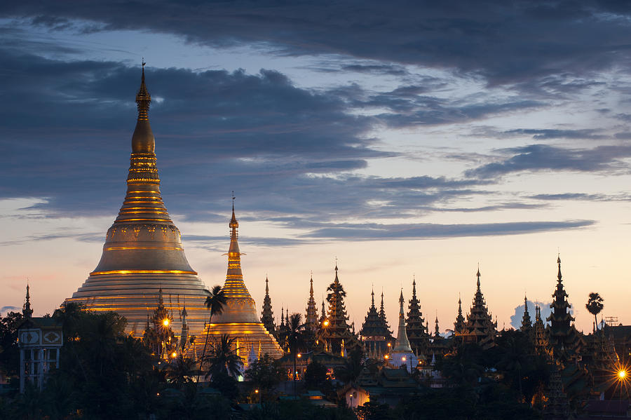 Shawedagon pagoda myanmar Photograph by Photo by Piyaphon Phemtaweepon