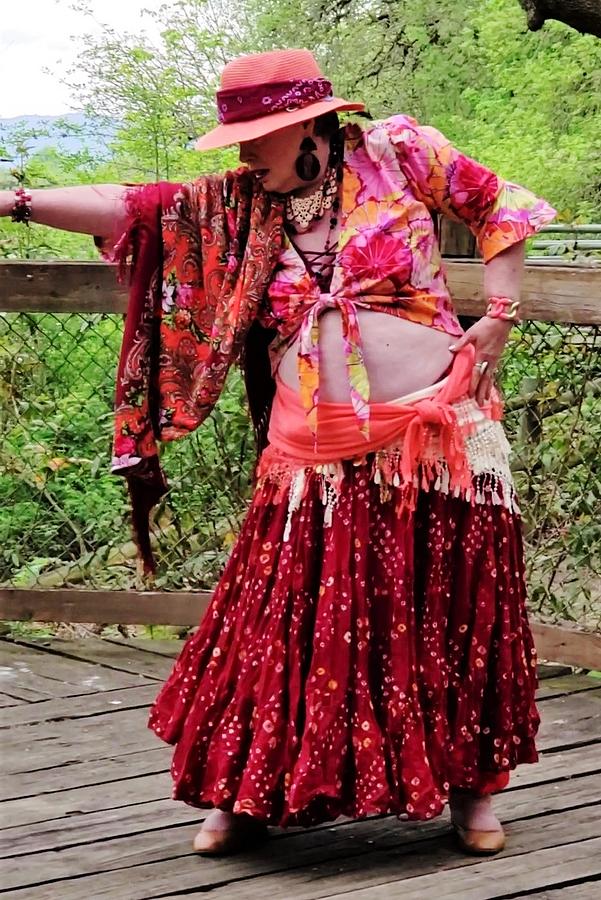 Shawl Dancing at Hyak Park Photograph by VLee Watson