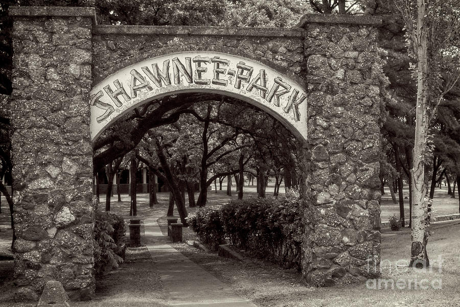 Shawnee Park Entrance Photograph by Imagery by Charly