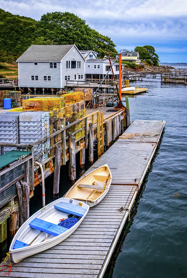 Shaws Lobster Wharf Vertical Photograph by Carolyn Derstine