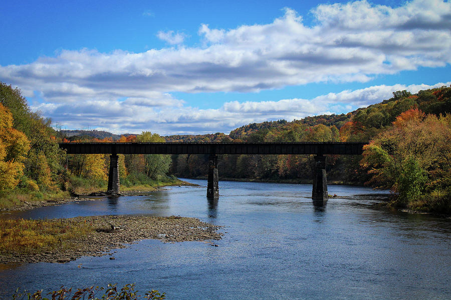 Shawville Railroad Bridge Photograph by David Kipp
