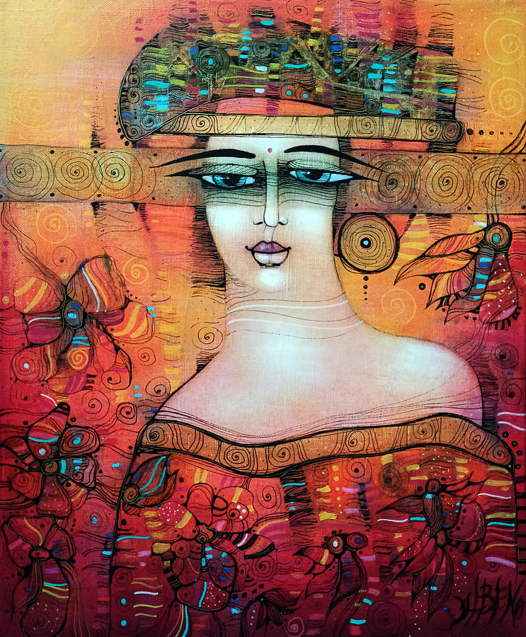 She Painting by Albena Vatcheva