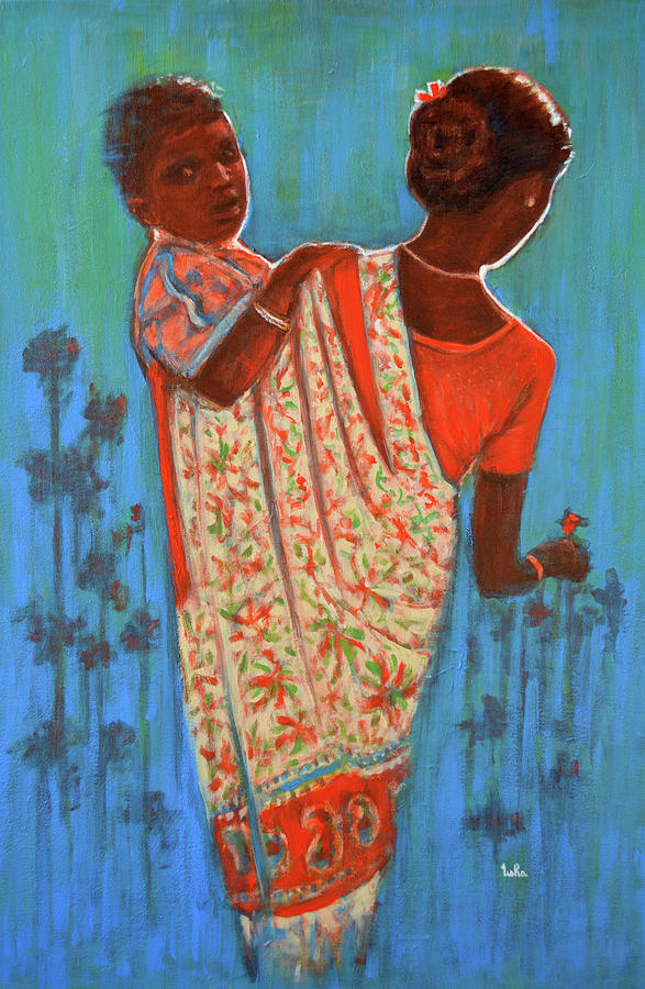 SHE Cares Painting by Usha Shantharam