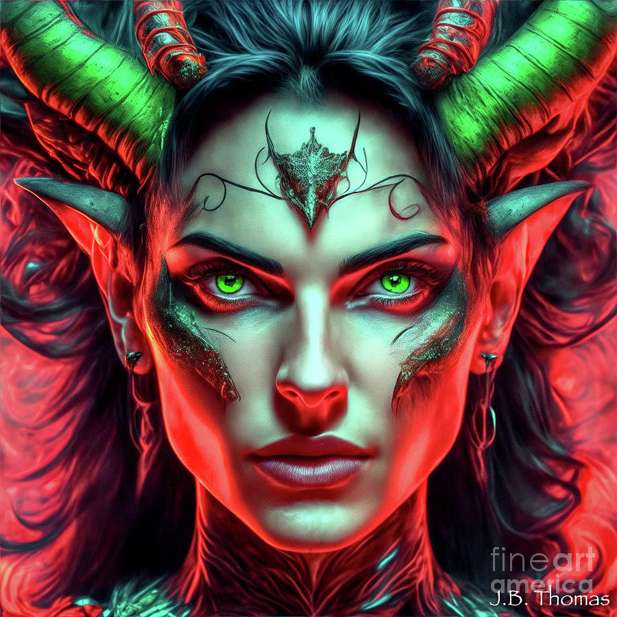 She Devil Digital Art by JB Thomas Fine Art America