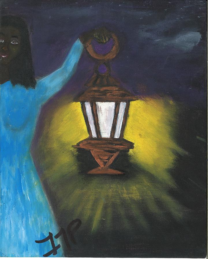 She Lights The Way Painting by Esoteric Gardens KN