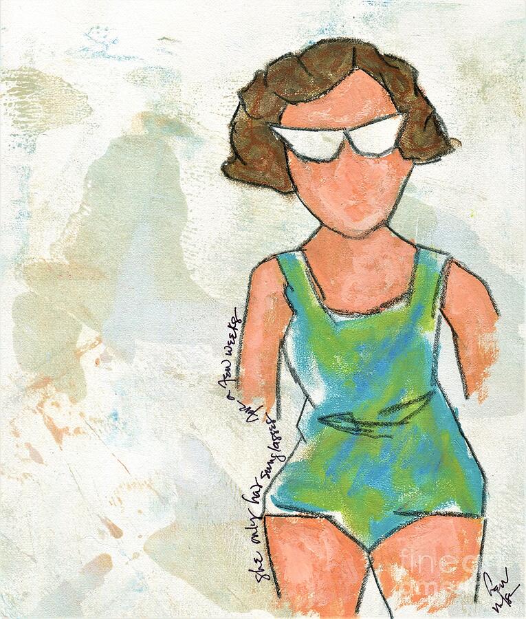 she only had sunglasses for a few weeks by Hew Wilson she only had sunglasses for a few weeks by Hew Wilson