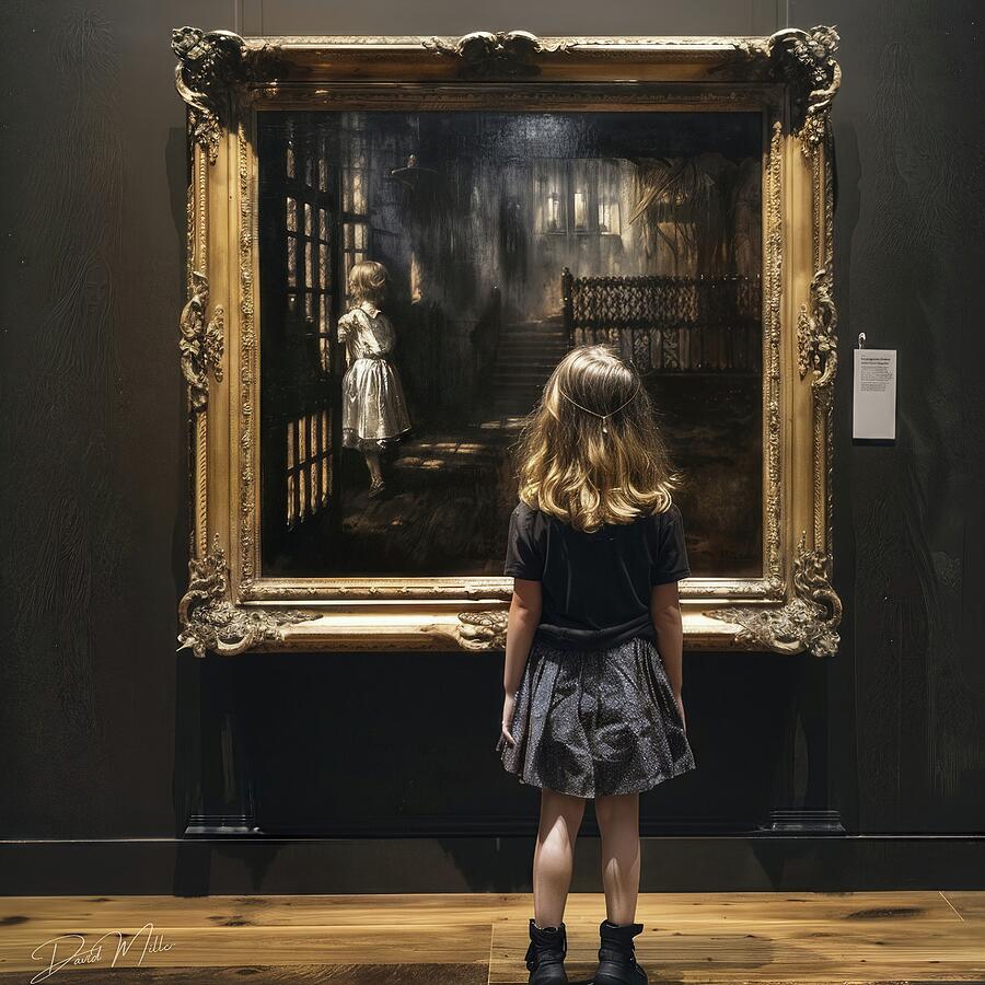 She Recognized the Silence Digital Art by David Miller She Recognized the Silence Digital Art by David Miller