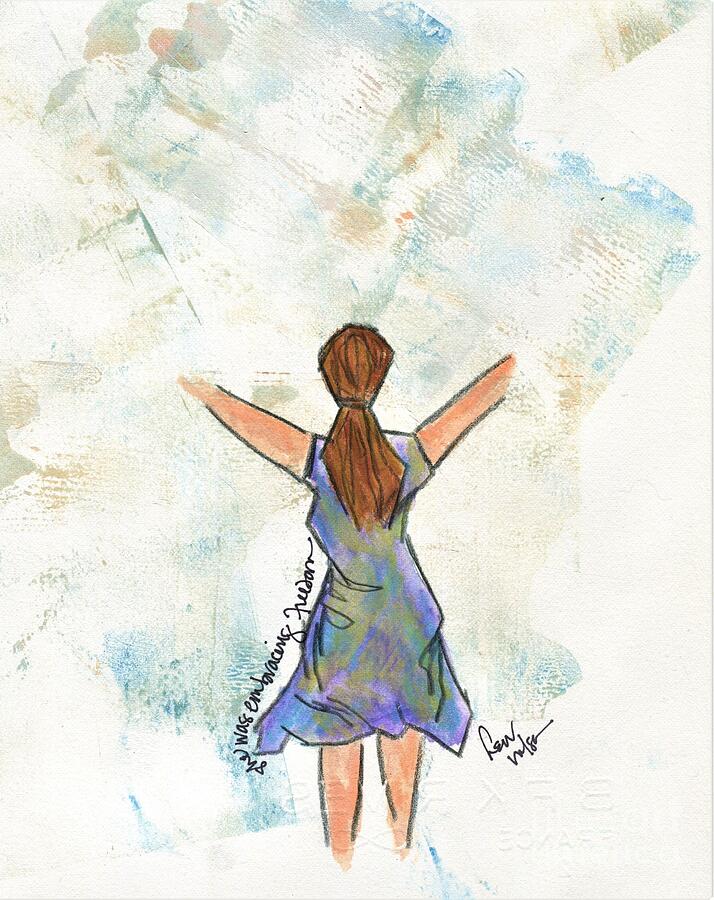 she was embracing freedom by Hew Wilson she was embracing freedom by Hew Wilson