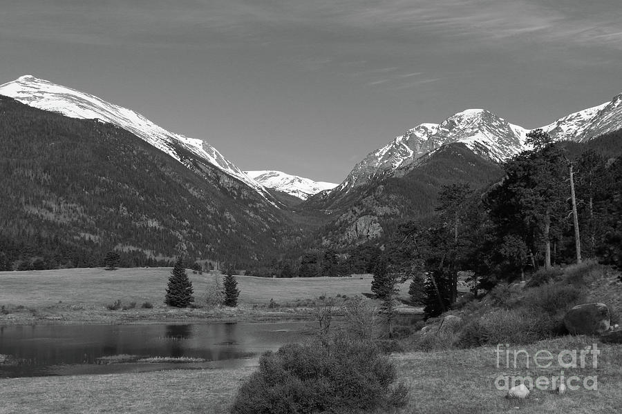 Rocky Mountain National Park Photograph - Sheep Lakes And Mountain View by Christiane Schulze Art And Photography