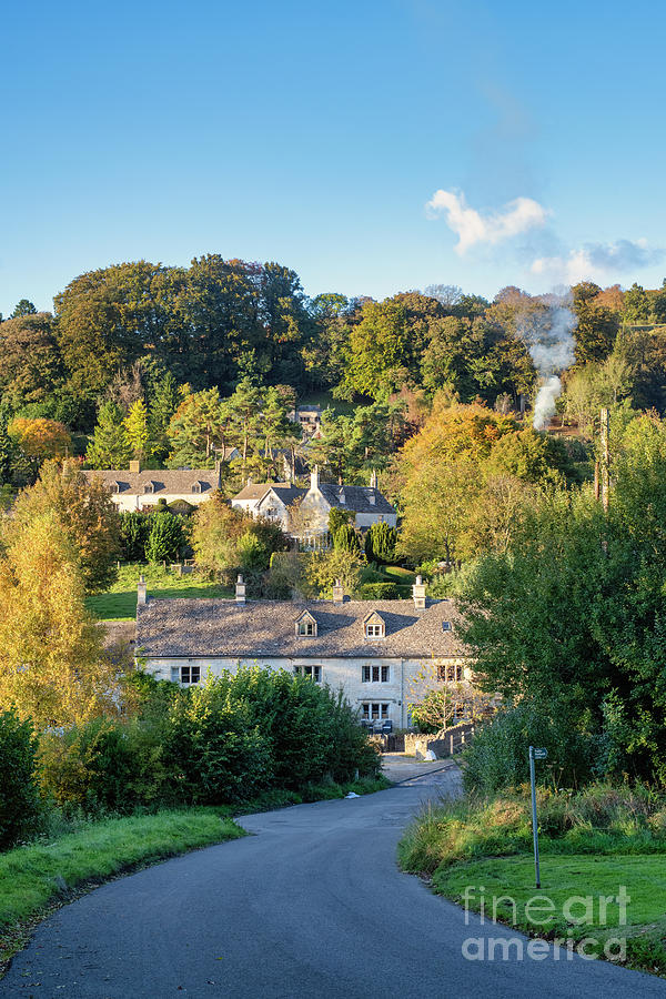 Sheepscombe in the Autumn at Sunset Photograph by Tim Gainey