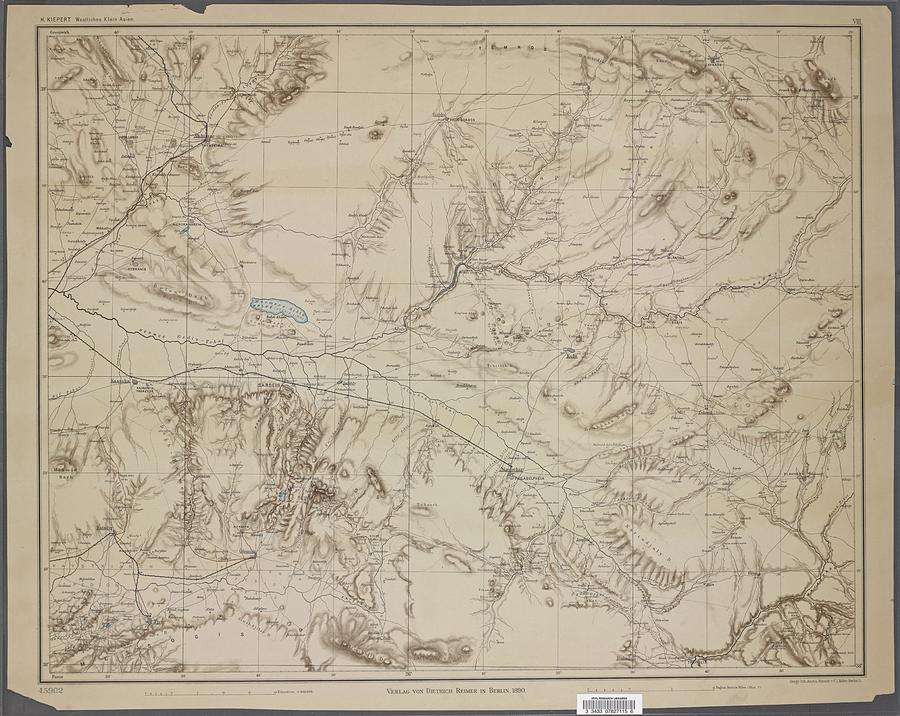 Sheet 8 1 250000 Maps of Asia Painting by Timeless Images Archive ...