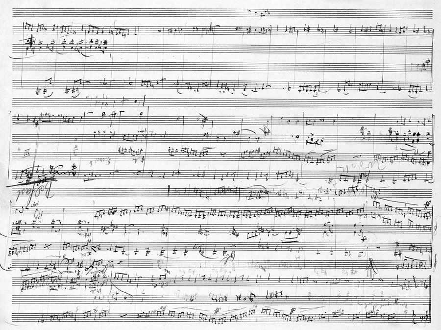 SHEET MUSIC, c1905 Mixed Media by Gustav Mahler