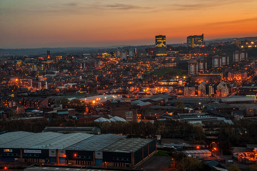 Sheffiels Skyline Photograph by Ken Fisher Photography and Training