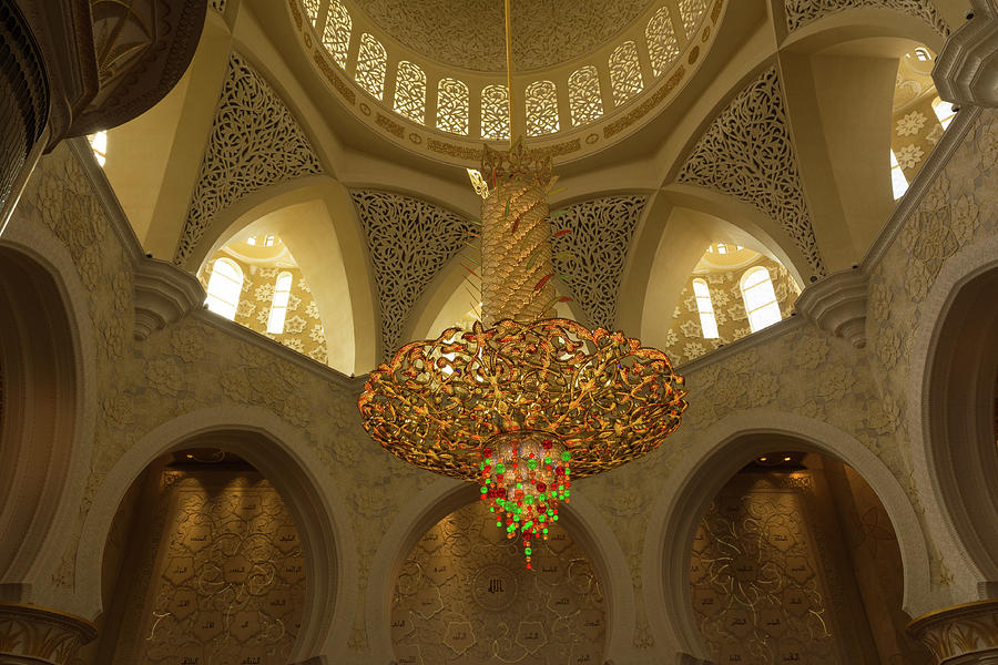 Sheik Zahid Mosque,Interior Photograph by Mohammed Kunhi - Fine Art America