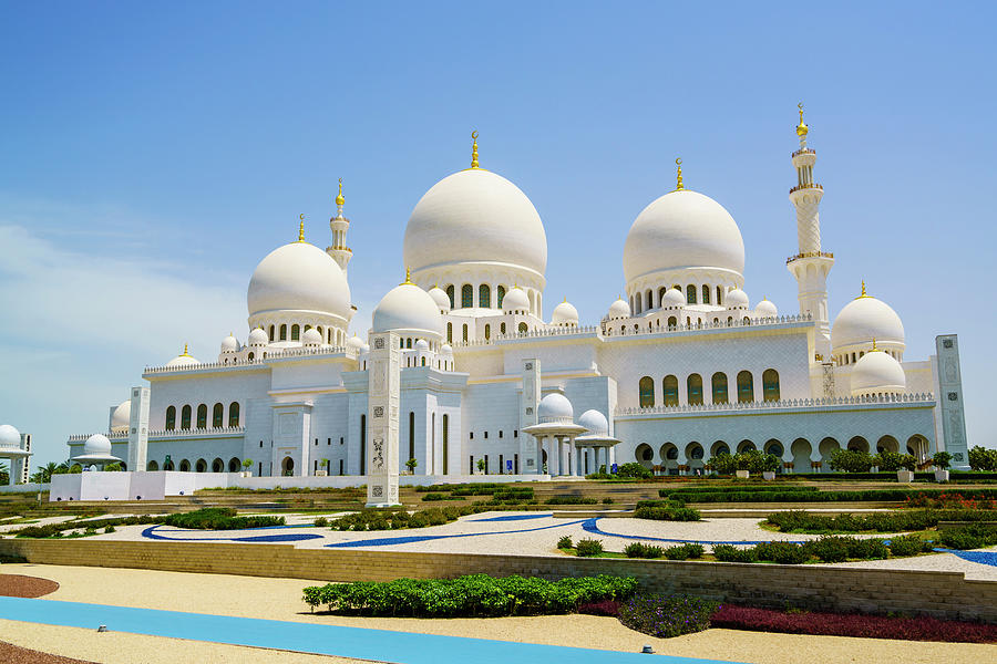 Sheikh Zayed Grand Mosque Photograph by Fraser Hall | Fine Art America