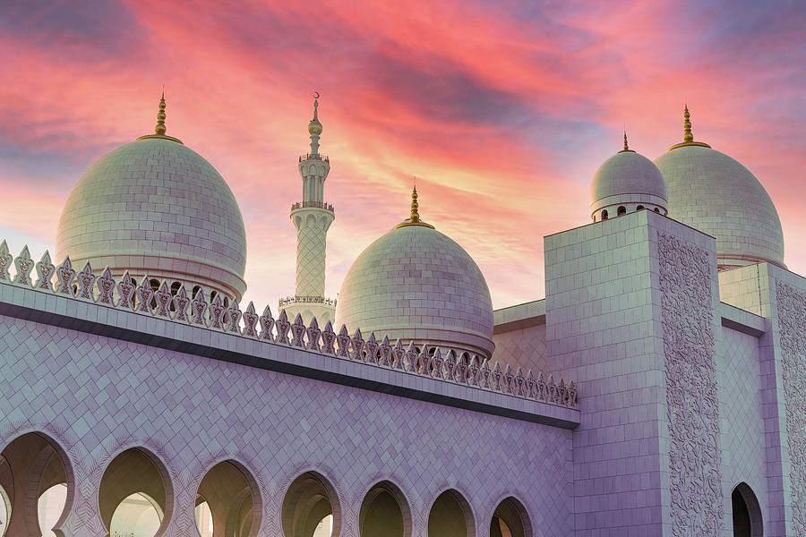 Sheikh Zayed Grand Mosque Photograph by Pablo Saccinto