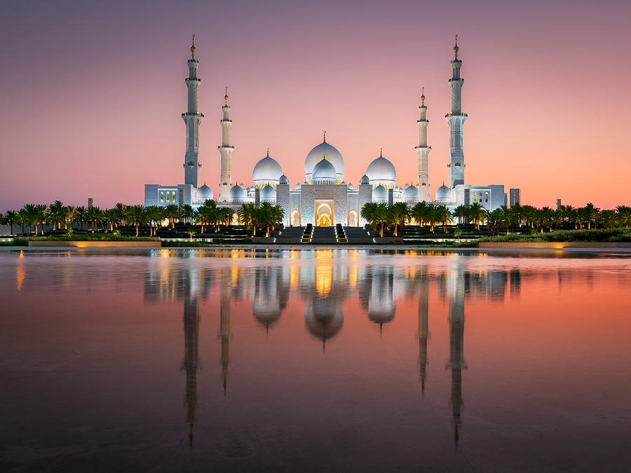 Sheikh Zayed Grand Mosque Photograph by Peter Boehringer