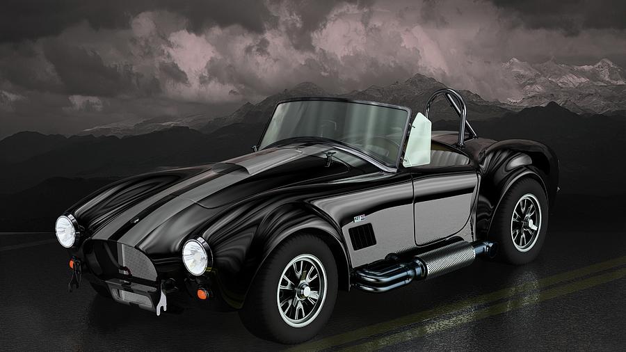 Shelby Cobra 427 Digital Art by Louis Ferreira