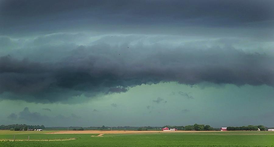Shelf Cloud Near Adairville, Kentucky  Photograph by Ally White