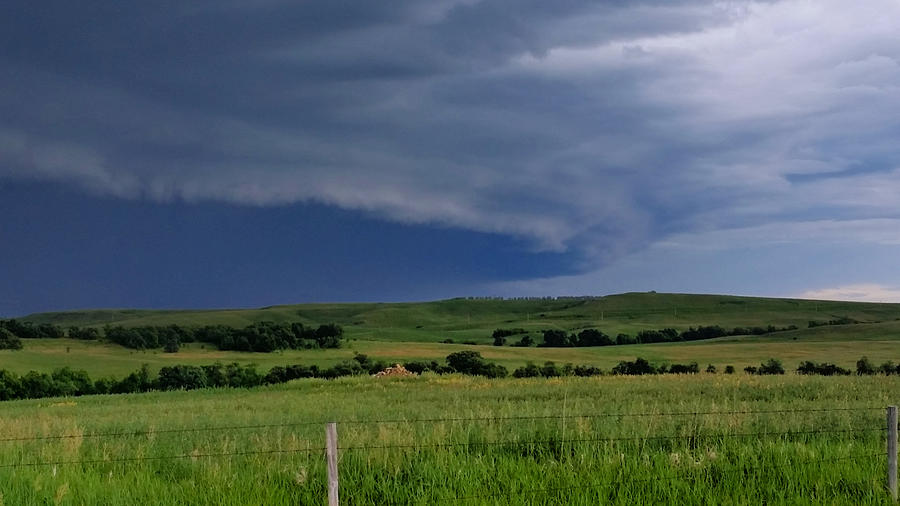 Shelf Cloud Near Whitewood, South Dakota  Photograph by Ally White